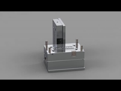 पारदर्शी राउटर लाइट गाइड प्लेट (1*4) / कोल्ड रनर / टू-प्लेट्स मोल्ड No.23893