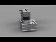 पारदर्शी ऑन-बोर्ड लोअर ब्रैकेट (1*4) / हॉट रनर / टू-प्लेट्स मोल्ड No.23912