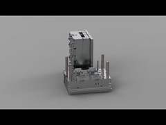 पारदर्शी ईयरफ़ोन चार्जिंग बॉक्स ब्रैकेट (1*4) / कोल्ड रनर / थ्री-प्लेट्स मोल्ड No.24201