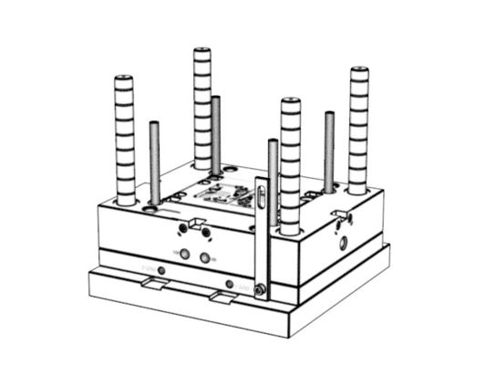 OEM / ODM ： Multi Cavity Injection Mold & Mainboard bracket (1*2) No.22684